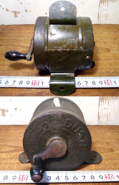 画像2: 1910-20's Wood Handle "Clothes-Line" Reel