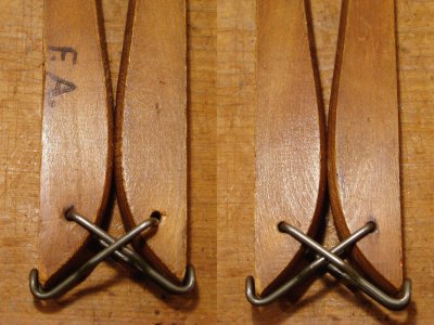 画像2: 1910-30's "F.A." Folding Wood Hanger　