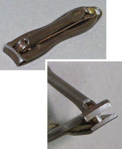 画像2: 1920〜30's Steel Nail Clipper [Key Holder] 