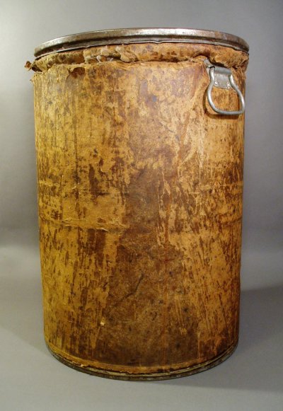 画像1: 1930's French Factory Waste Basket "Hard-Board × Steel" - 大