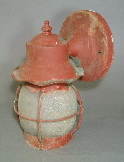 画像1: 1920-30's "Shabby Chic" Porch Lamp 