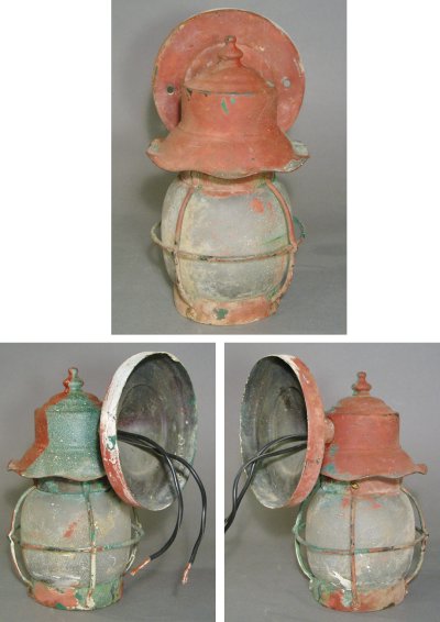 画像2: 1920-30's "Shabby Chic" Porch Lamp 