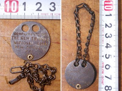 画像3: 1900-10's "Return" Advertising Key Fob 