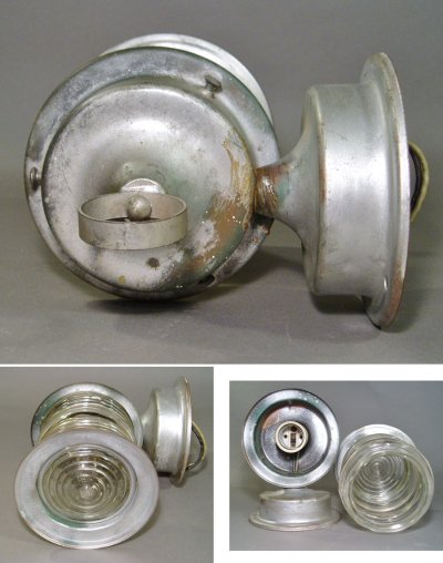 画像3: 1950's "Thick Globe Glass" Outside Porch Lamp