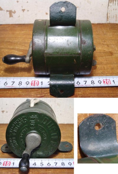 画像2: 1910-20's Wood Handle "Clothes-Line" Reel