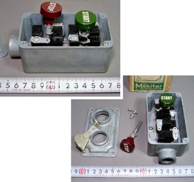 画像3: 1940's "MONITOR CONTROLLER CO. " Surface Mount Switch 難あり-ディスプレー用